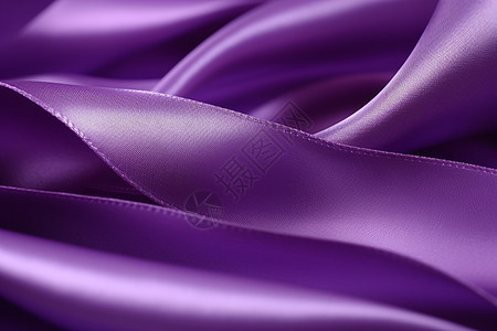 丝滑艳丽的紫色织物图片