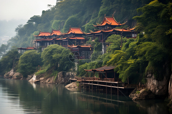 美丽壮观的山川河流景观图片