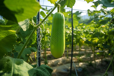 农业种植的丝瓜蔬菜图片