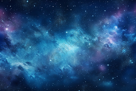 银河系深处的空间背景图片