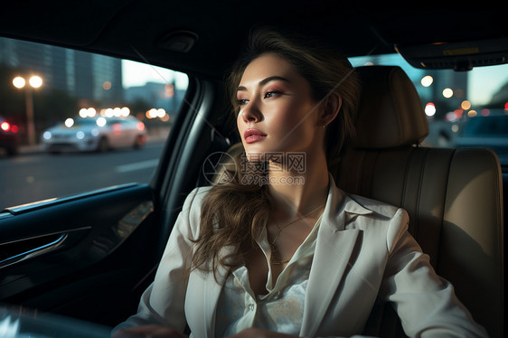 车里的女强人图片