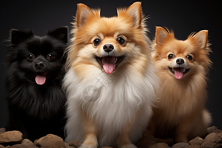 三只小狗图片