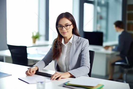 成功的商务女人图片