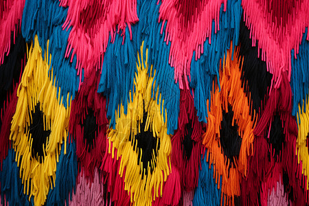 纺织品颜色彩色的地毯背景