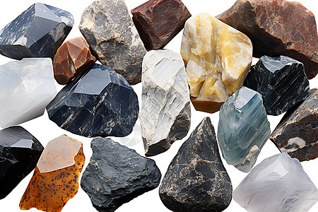 各种各样的矿石图片