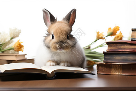 书上的兔子图片