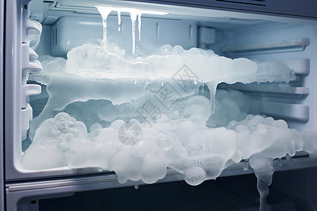 冻结的冰箱图片