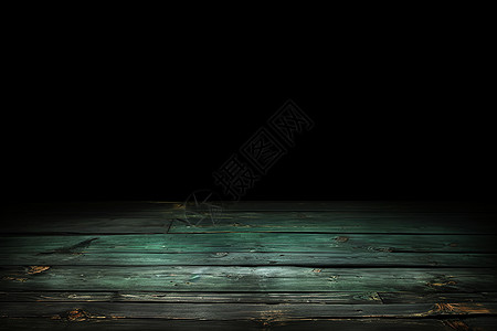 黑暗中的木质地板图片