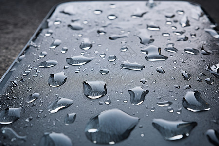 雨中的车窗图片