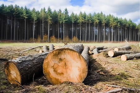 森林木材保存背景图片