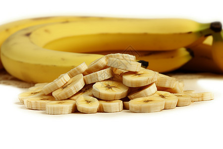 香蕉切片水果图片