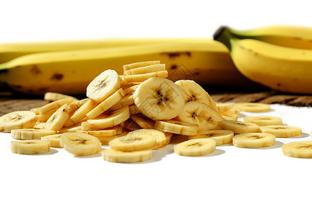 香蕉水果切片图片