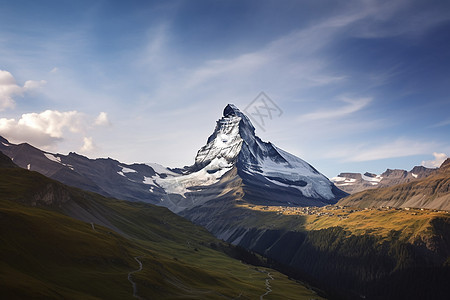 壮观的阿尔卑斯山景观图片