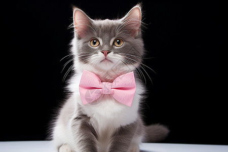 时尚快乐的猫咪图片
