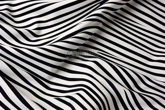 黑白相间的纺织品图片