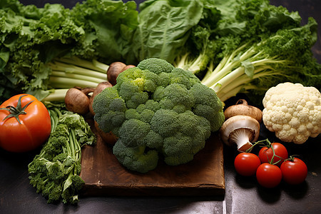 绿色健康的蔬菜图片