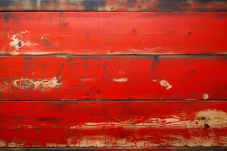 红色复古的木板纹理背景图片