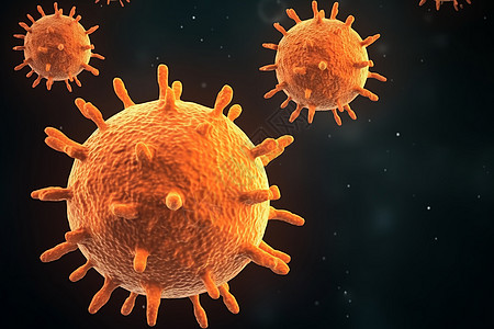 流型的冠状病毒概念图图片