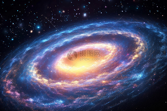 璀璨银河星云图片
