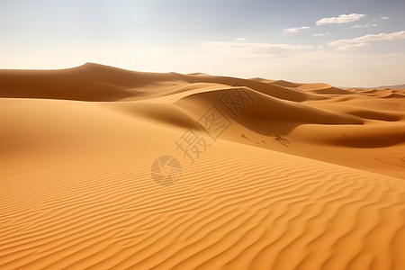 沙漠上的沙丘景观图片