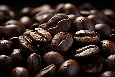 健康可口的咖啡豆图片