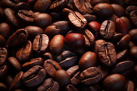 健康的咖啡豆图片