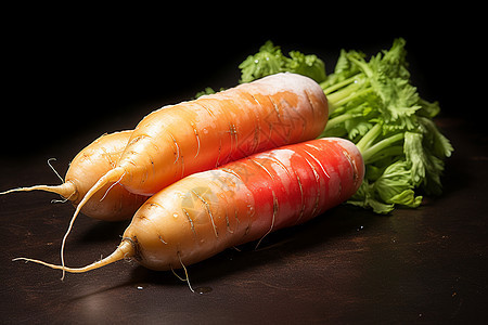 新鲜健康的萝卜图片