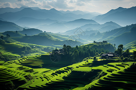 美丽的田园风景图片