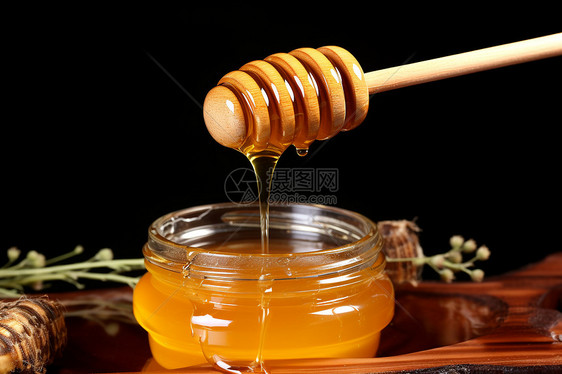 健康可口的蜂蜜图片