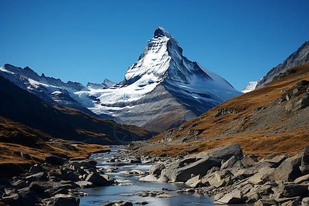 壮丽的雪山图片