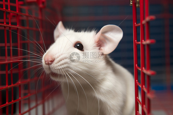 白色大耳朵老鼠图片