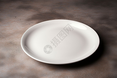 白色的餐具盘子图片