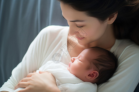 母亲怀抱婴儿母亲怀抱着宝宝背景