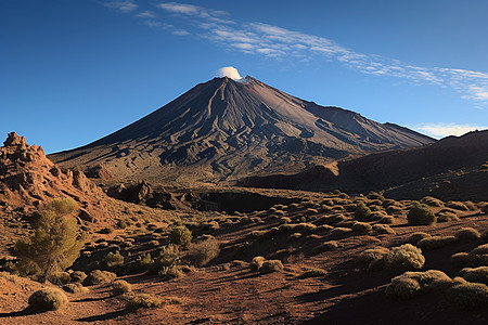 下的火山图片