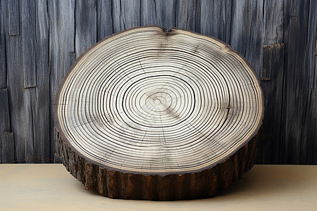 木制圆形桌面背景图片