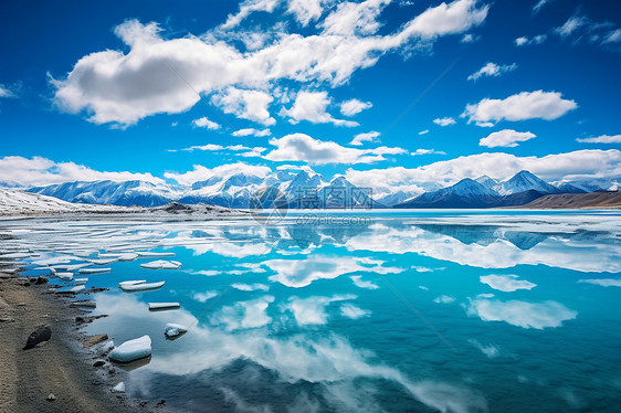 湖光山色图片