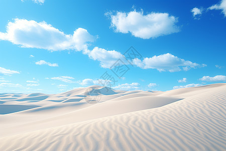 新生的沙丘沙漠景观图片