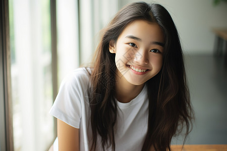年轻美丽的亚洲女子图片