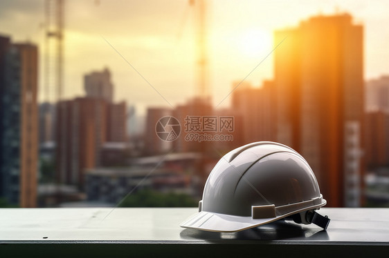 建筑工地的安全帽图片
