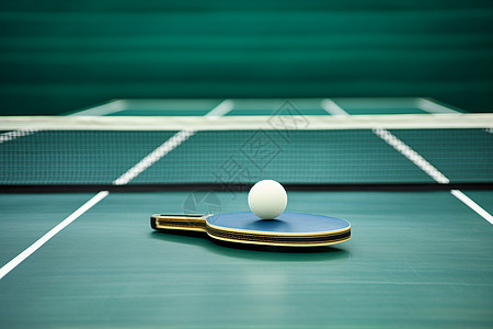 休闲健身运动的乒乓球背景图片