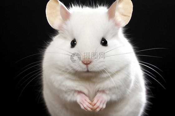 可爱的小白鼠图片