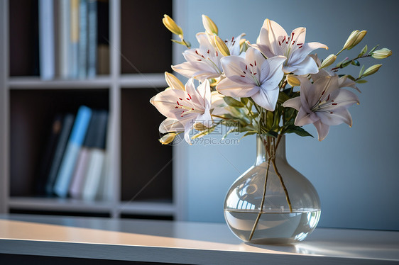 简洁优雅的家居花瓶装饰图片