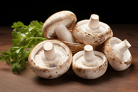 鲜美可口的蘑菇佳肴图片