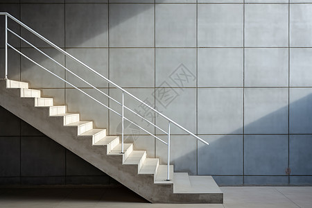 简洁的空间美学楼梯图片