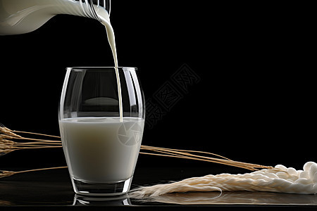 健康畅饮的牛奶图片