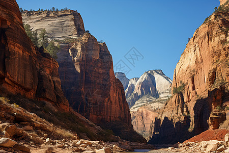 著名的岩石大峡谷风景图片