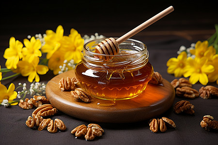 白萝卜蜂蜜香甜的蜂蜜背景