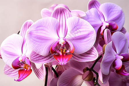 美丽的蝴蝶兰花朵背景图片