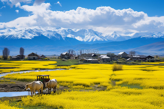 乡村的农场图片