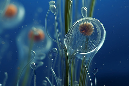 半透明的水生物图片